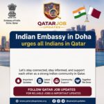 Indian Embassy in Doha urges all Indians in Qatar to strictly follow guidelines issued by Qatari authorities in current security situation | DD News On Air – News On AIR