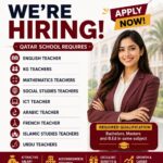 🚨 Qatar School Hiring Teachers – Apply Now for Multiple Teaching Positions in Qatar 🇶🇦