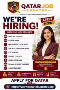 🚨 Qatar School Hiring Teachers – Apply Now for Multiple Teaching Positions in Qatar 🇶🇦